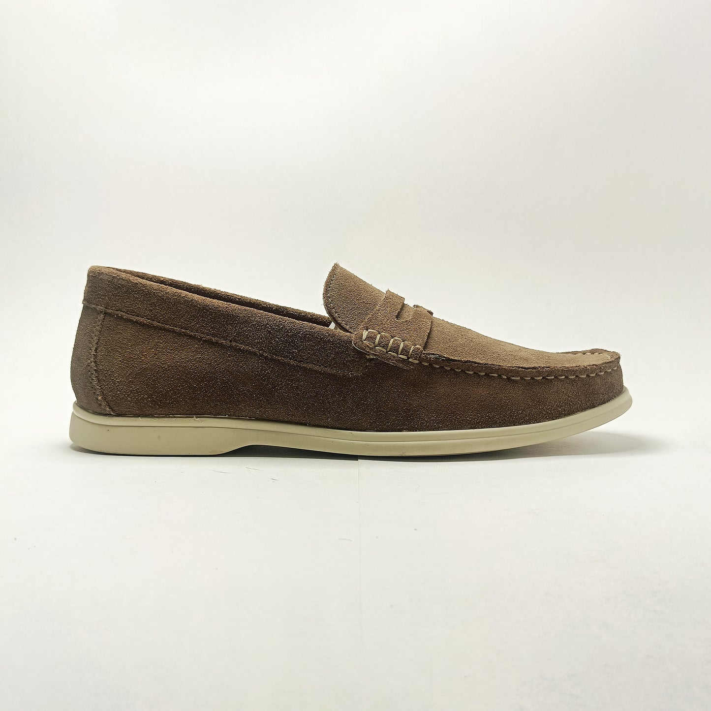 COFFEE BROWN SUEDE LEATHER (BOAT)