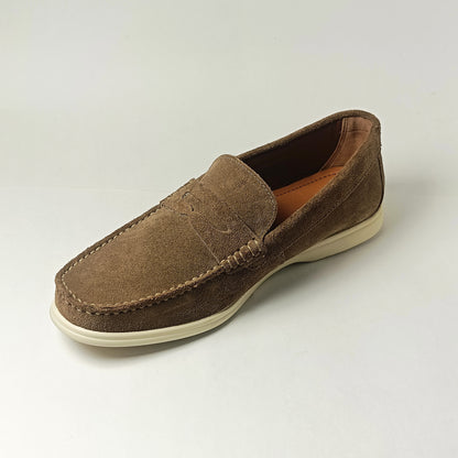 COFFEE BROWN SUEDE LEATHER (BOAT)