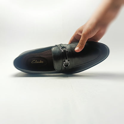 BLACK GENTLEMEN LOAFERS (BUCKLE)